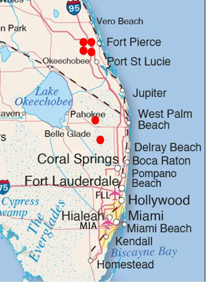 Projects Location Map