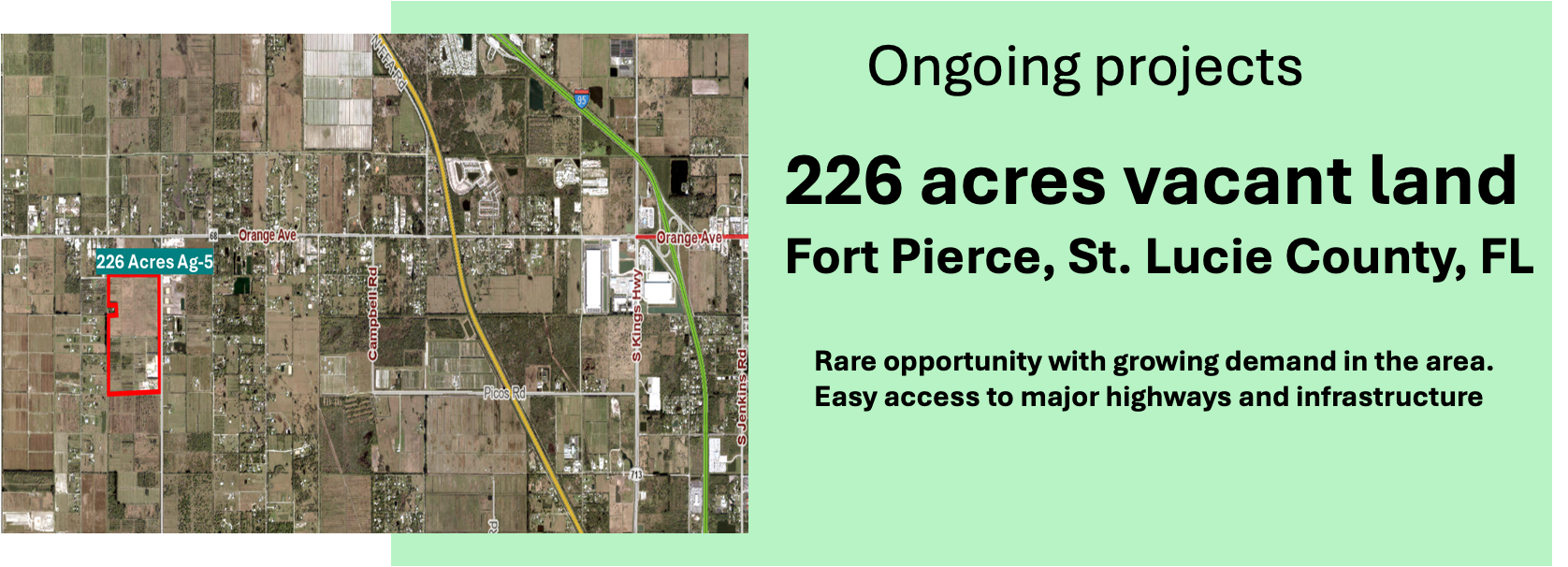 226 acres vacant land
