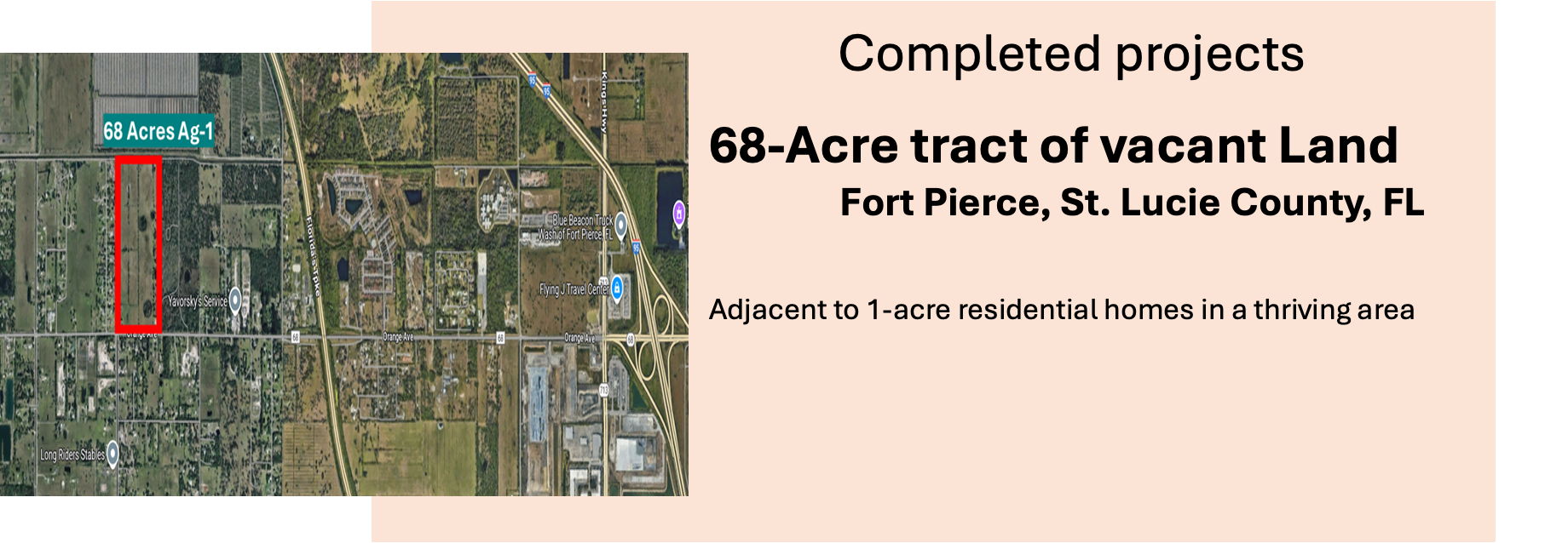68-Acre tract of vacant Land